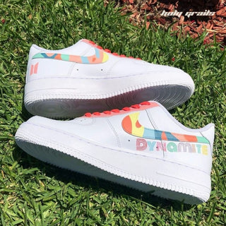 Air Force 1 x Dynamite Korean Themed Hand Painted Custom Kicks - Sides