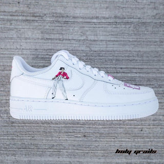 Air Force 1 x Fine Line Pop Culture Themed Hand Painted Custom Kicks - Side 1