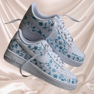 Air Force 1 x Flowers And You Hand Painted Custom Kicks - Both Sides