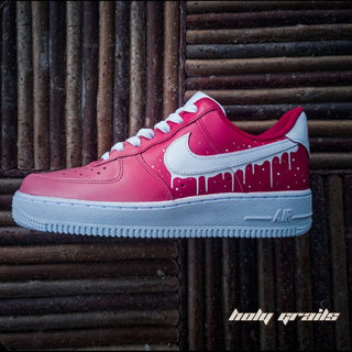 Air Force 1 x Girl’s Drip Altered Swoosh Custom Kicks - Side