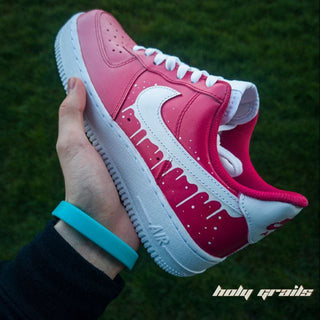 Air Force 1 x Girl’s Drip Altered Swoosh Custom Kicks - Side Inner