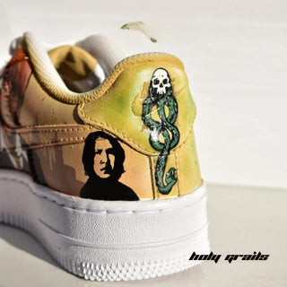 Air Force 1 x HP & Voldermot Harry Potter Series Themed Custom Kicks - Back Side