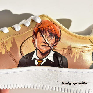 Air Force 1 x HP & Voldermot Harry Potter Series Themed Custom Kicks - Side 1 Close Up