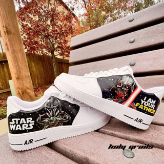 Air Force 1 x I Am Your Father Star Wars Themed Custom Kicks - Both Sides 2