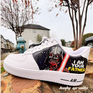 Air Force 1 x I Am Your Father Star Wars Themed Custom Kicks - Side 2