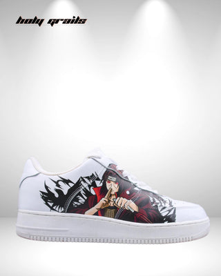 Air Force 1 x Itachi Bleed Naturo Anime Themed Custom Sneakers - Side 1