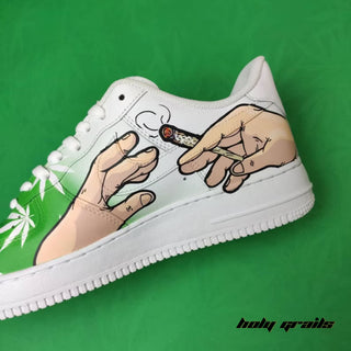 Air Force 1 x Joint High Themed Custom Kicks - Side 1