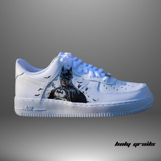 Air Force 1 x Joker Batman Marvel DC Themed Hand Painted Custom Kicks - Side 1