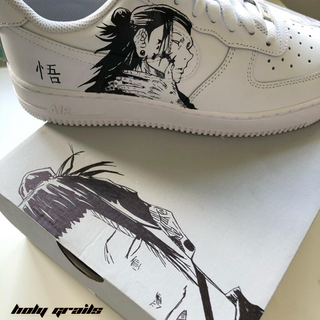 Air Force 1 x Jujutsu Kaisen Anime Themed Custom Kicks - Side 1 Close Up