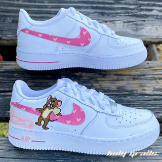 Air Force 1 x Love Like TJ Valentine's Themed Custom Kicks - Side 2 Jerry