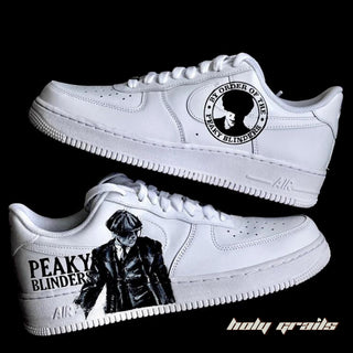 Air Force 1 x Peaky Blinders Series Themed Custom Kicks - Both Sides