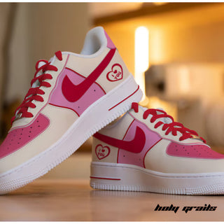 Air Force 1 x Pink Passion Valentine's Themed Custom Kicks - Sides 3