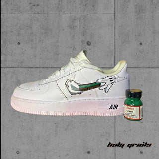 Air Force 1 x Rolling Joint High Themed Custom Kicks - Side 2