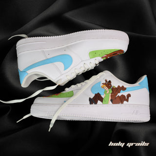 Air Force 1 x Scooby Doo Series Themed Custom Kicks - Sides