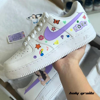 Air Force 1 x Sour Pop Culture Themed Hand Painted Custom Kicks - Side 1