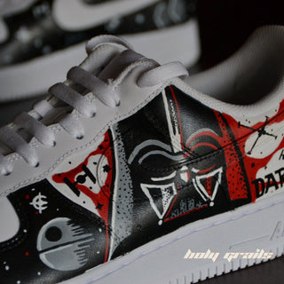 Air Force 1 x Star Wars Black Themed Custom Kicks - Side 2 Close Up