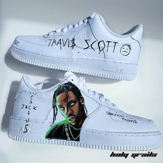 Air Force 1 x Travis Flex Music Themed Custom Kicks - Sides