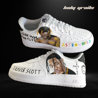 Air Force 1 x Travis Music x astroworld Themed Custom Kicks-Sides