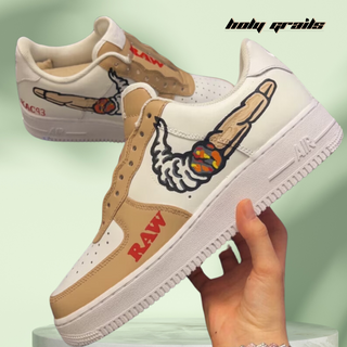 Air_Force_1_x_High_On_Joint_High_Themed_Custom_Kicks_-_In_Hand_Side_close_up