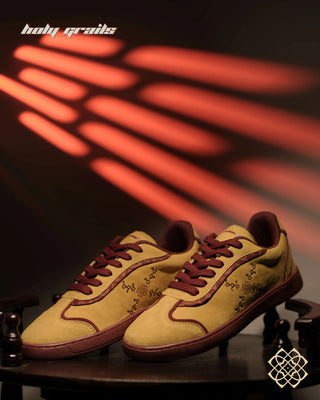 'Amaltass (अमलतास)' Low Golden Brown Sneaker HG x CHRN - On Table