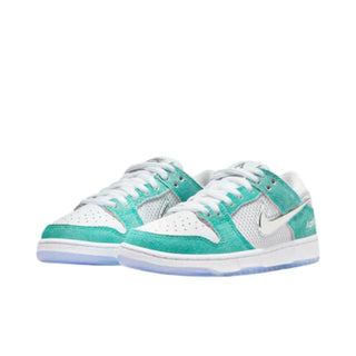 April Skateboards x Nike Dunk Low SB 'Turbo Green' Sneakers - Front