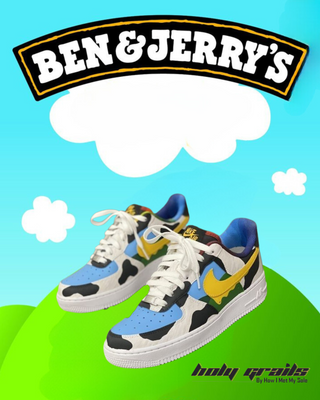 Ben & Jerry Kicks Custom Kicks - Top Front