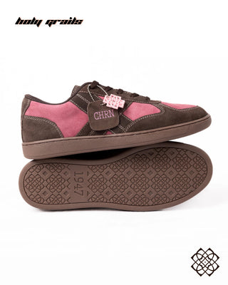 'Chhabili (छबीली)' Low Brown & Pink Sneaker HG x CHRN - Public Side & Bottom Sole
