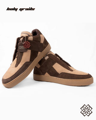 'Chitkabra (चितकबरा)' Mid Beige & Brown Sneaker HG x CHRN - Inner Sides