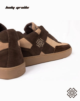 'Chitkabra (चितकबरा)' Mid Beige & Brown Sneaker HG x CHRN - Public Side & Back Close