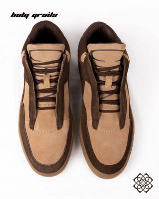 'Chitkabra (चितकबरा)' Mid Beige & Brown Sneaker HG x CHRN - Top Front