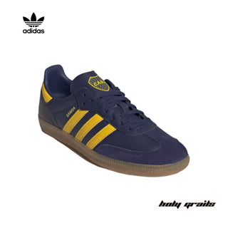 Club Atlético Boca Juniors x Adidas Samba 'Blue Yellow' HQ7038 Sneakers - Front