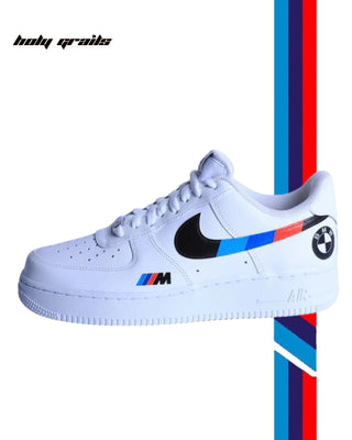 Custom Air Force 1 x BMW Legend Speed Thrills Theme Sneaker - Side