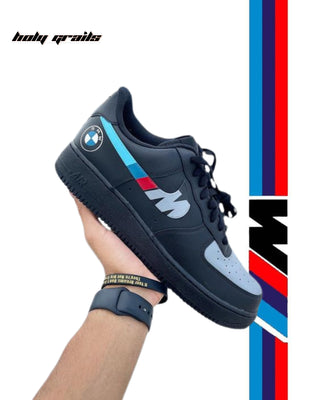 Custom Air Force 1 x BMW Swoosh Speed Thrills Sneaker - In Hand