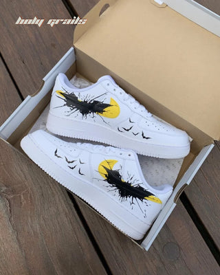 Custom Air Force 1 x Batman Swoosh TV Series & Movies Theme Sneaker - Public Sides