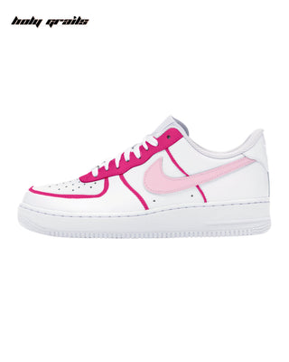 Custom Air Force 1 x Bow Babe Rhinestone Wedding Sneakers - Side 2