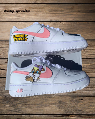 Custom Air Force 1 x Bugs Bunny Love Favorite Character Theme Sneaker - Sides