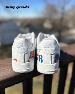 Custom Air Force 1 x Chicago Sports Theme Sneaker - Back