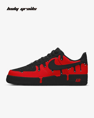 Custom Air Force 1 x Devil Drip Swoosh Theme Sneaker - Public Side