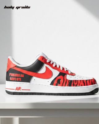 Custom Air Force 1 x Diljit Swag Pop Culture Theme Sneaker - Side 2