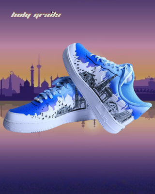 Custom Air Force 1 x Dil se Delhiwale Abstract Theme Sneaker - Public Sides