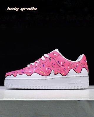 Custom Air Force 1 x Donut Food Theme Sneaker - Public Side