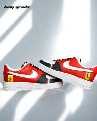 Custom Air Force 1 x Ferrari Insignia Sneaker - Inner Sides