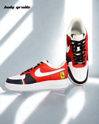 Custom Air Force 1 x Ferrari Insignia Sneaker - Inner Side & Top