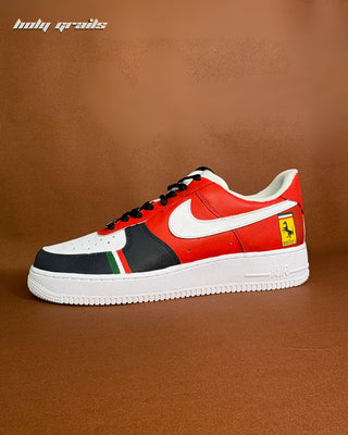Custom Air Force 1 x Ferrari Insignia Speed Thrills Sneaker - Side