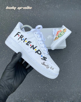 Custom Air Force 1 x Friends TV Series Theme Sneaker - Side 2 Close