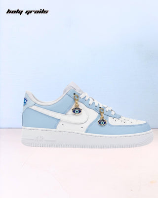 Custom Air Force 1 x Good Vibes Only Abstract Theme Sneaker - Side 2