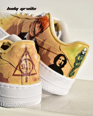 Custom Air Force 1 x HP & Voldermot TV Series & Movies Theme Sneaker - Back Both