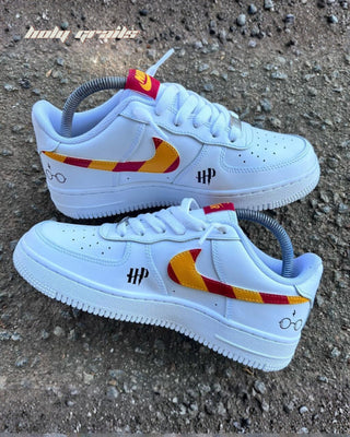 Custom Air Force 1 x Harry Potter Illustration TV Series & Movie Theme Sneaker - Inner Sides