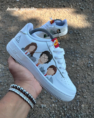 Custom Air Force 1 x Harry Potter Illustration TV Series & Movie Theme Sneaker - Public Side 1