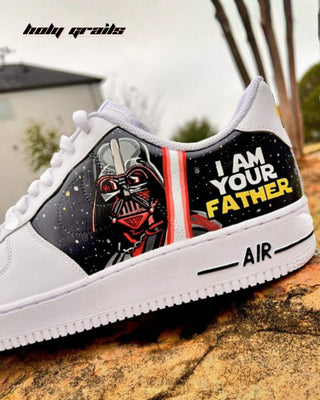 Custom Air Force 1 x I Am Your Father TV Series & Movies Theme Sneaker - Public Side 1 Close Up